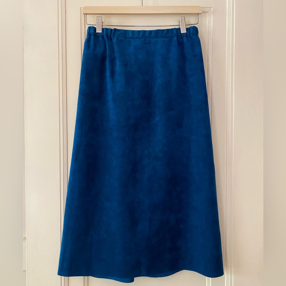 Vintage Suede Midi Skirt